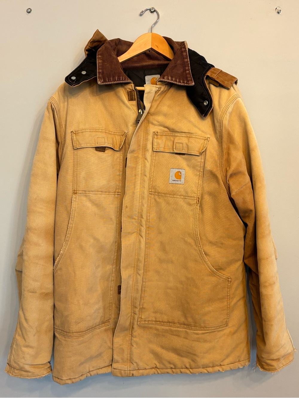 Vintage Carhartt Arctic Traditional Coat-Quilt Lined with Detachable Hood